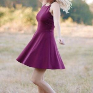 Maroon dress